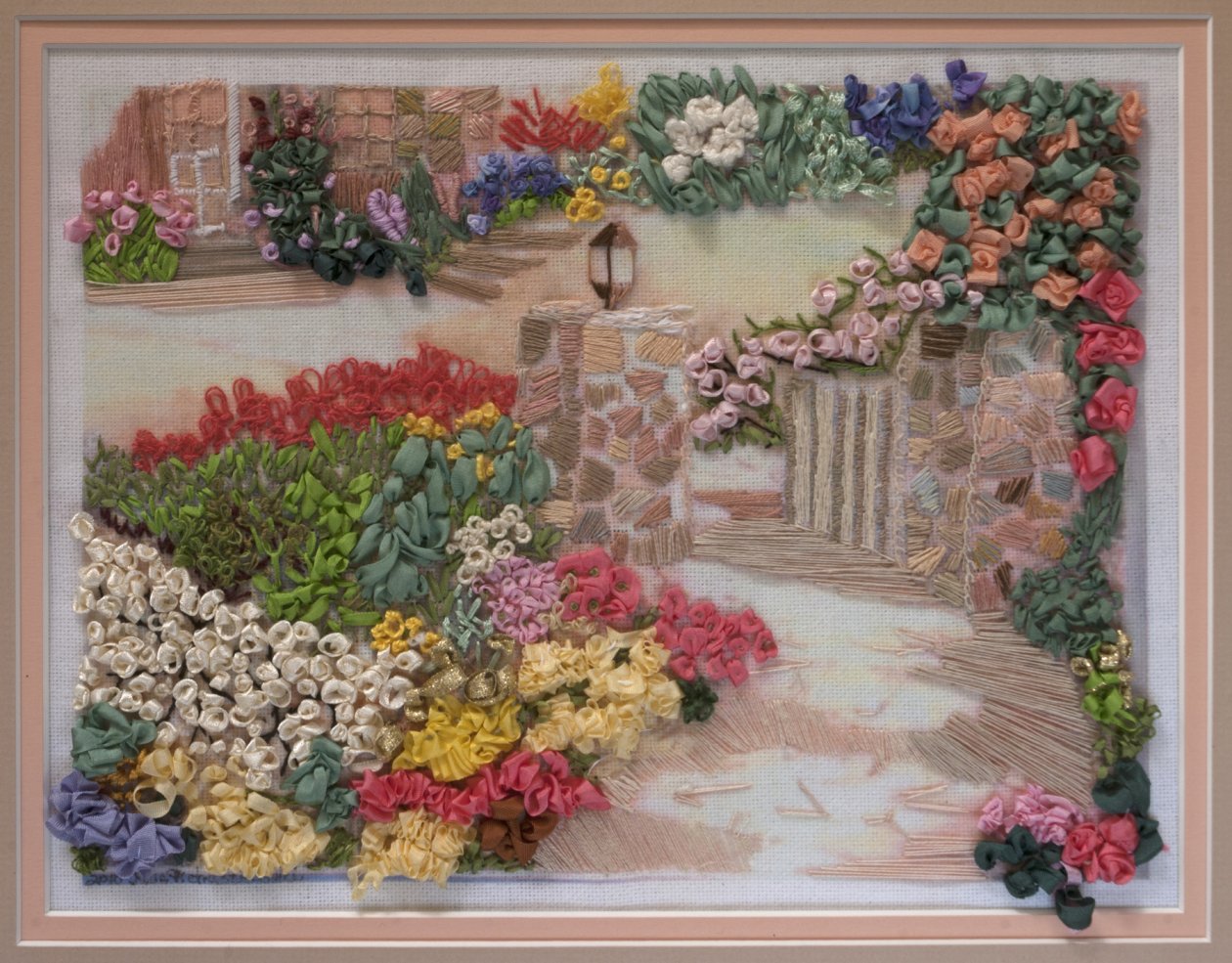 Embroidered Flower: English Garden