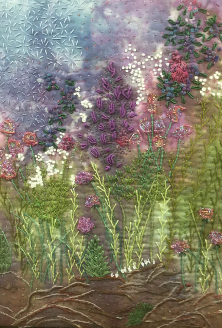 Embroidered Flower: Secret Garden