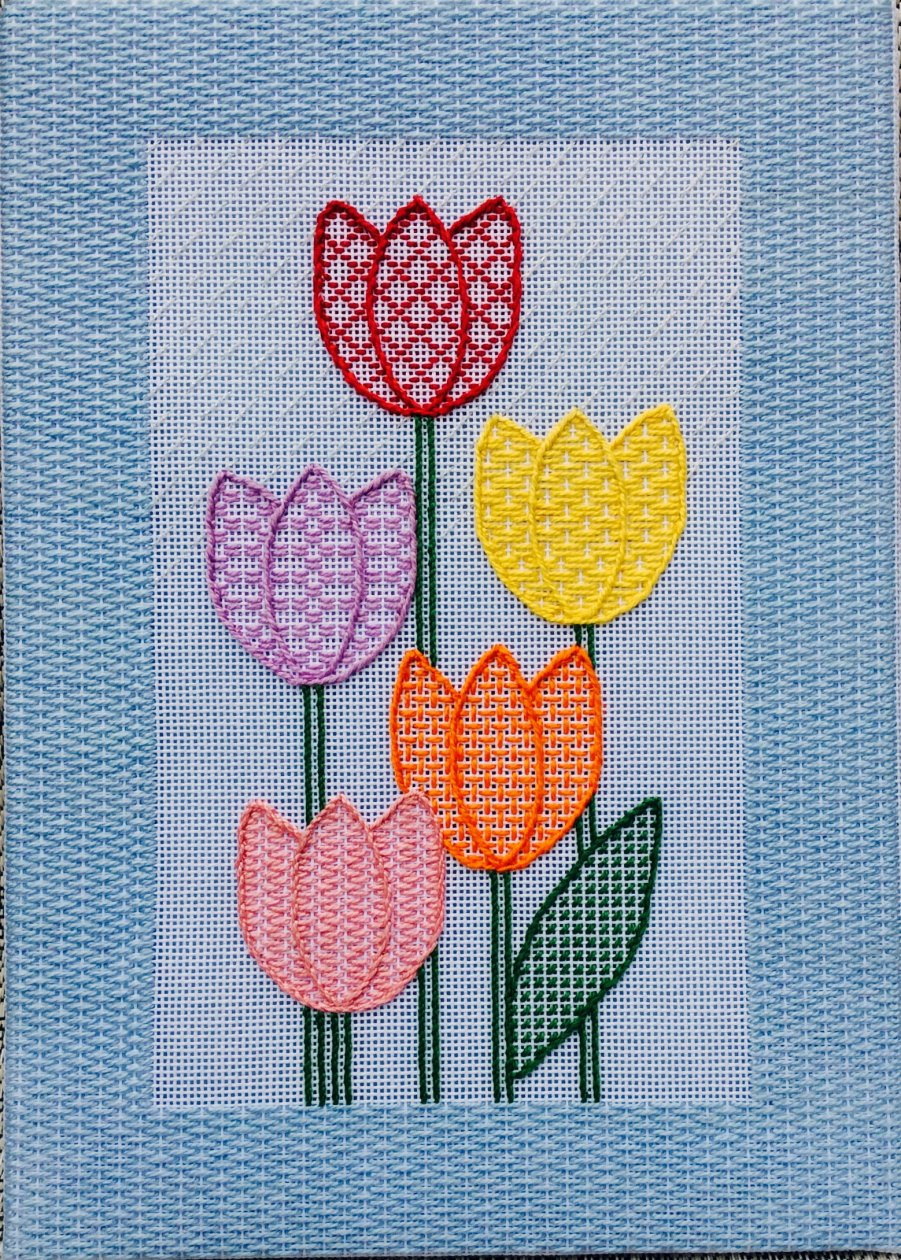 Embroidered Flower: Tulip