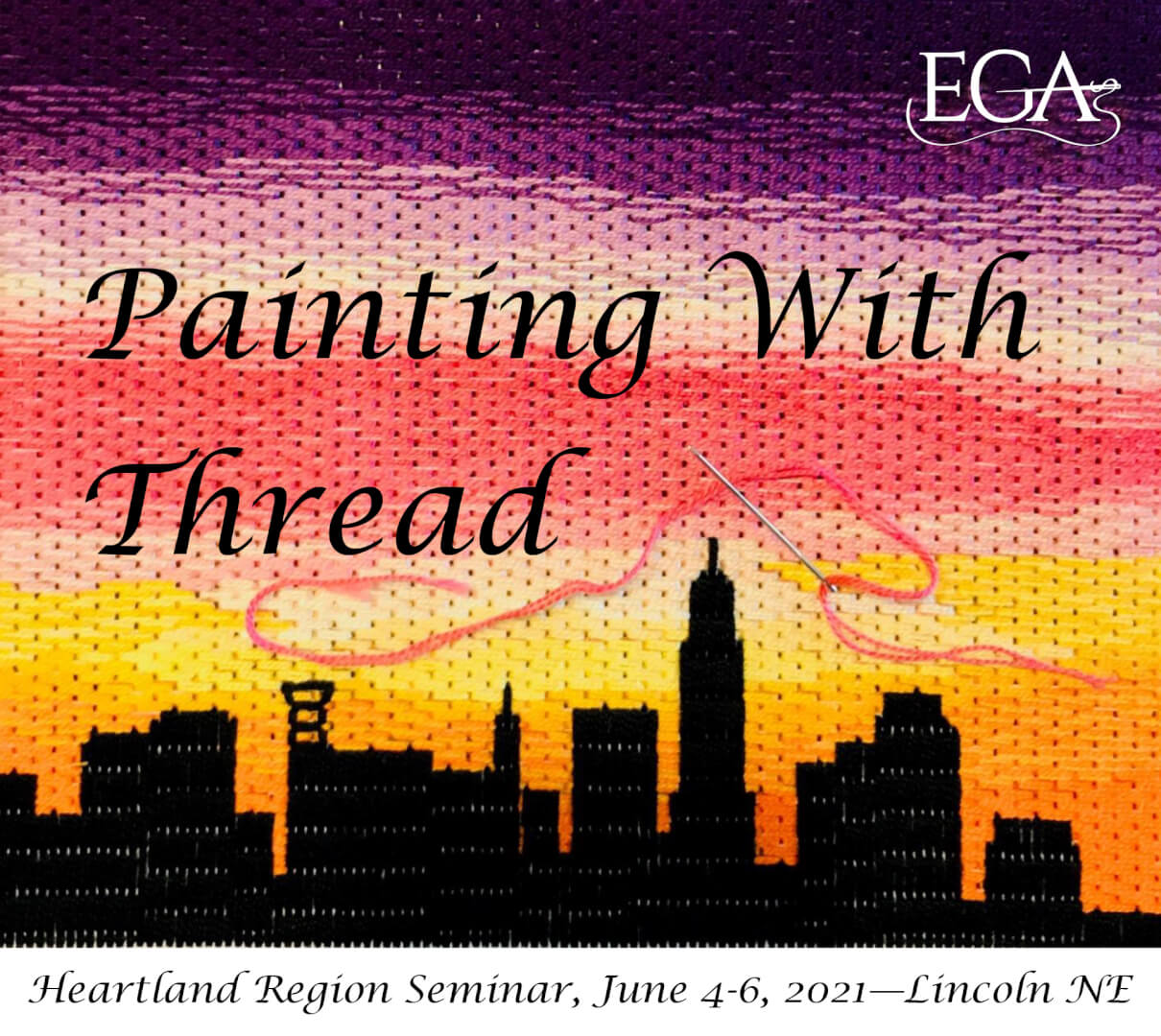 Heartland Region Virtual Seminar: Painting with Thread