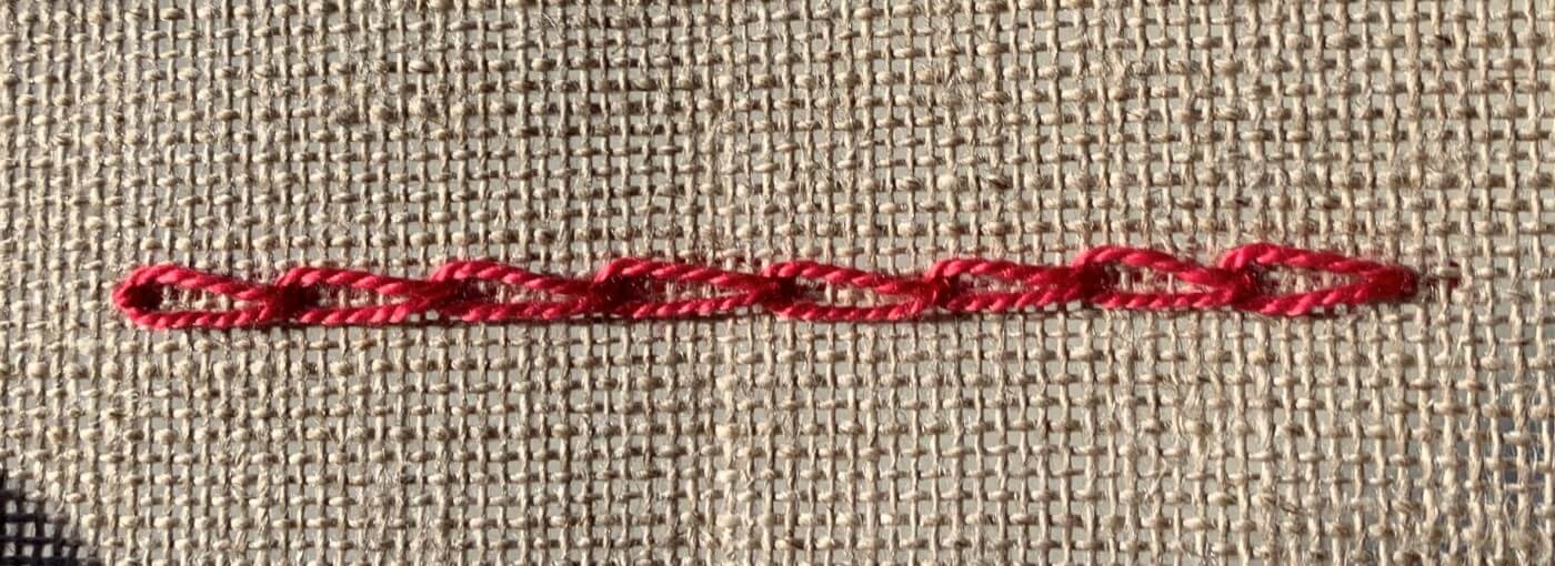 Chain Stitch: A basic embroidery stitch with infinite variations