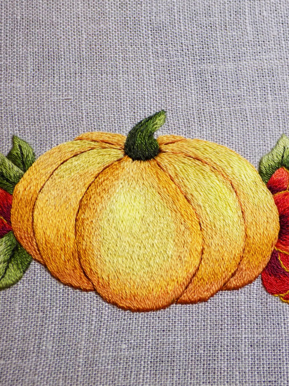 Pumpkin Embroidery Project