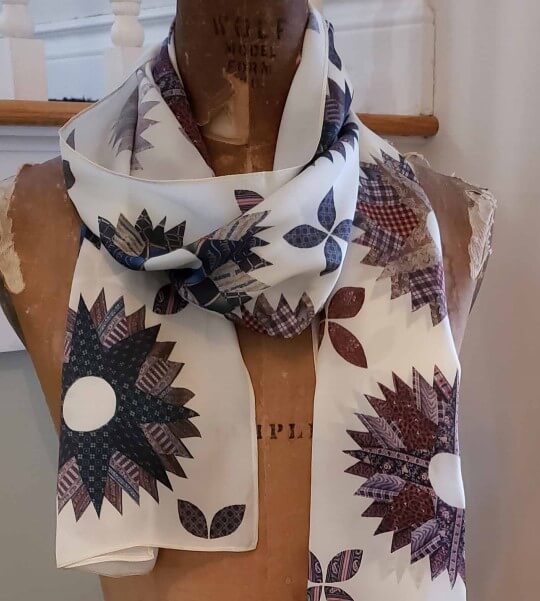 Mariner’s Compass Silk Scarf