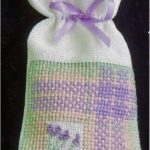 Stitch a beautiful lavender sachet on our May Stitch-a-long
