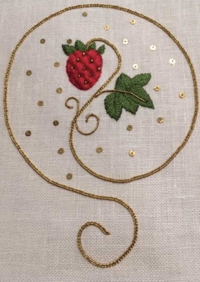 Strawberry Embroidery Pattern