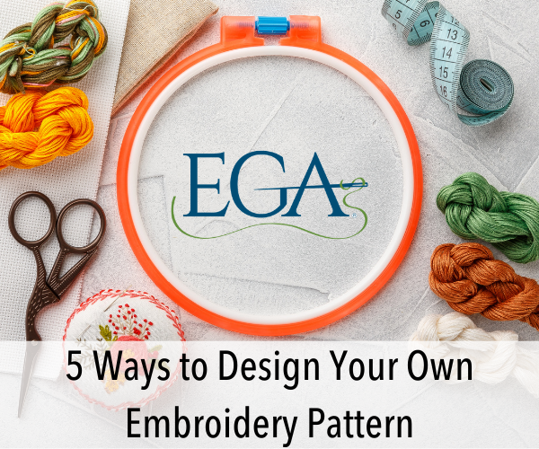 How To Make Your Own Embroidery Pattern (Even if you can't Draw