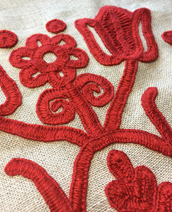Hungarian Written Embroidery - Detail