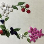 Berry Bramble Stumpwork Embroidery Virtual Class with Celeste Chalasani and our Corning Chapter