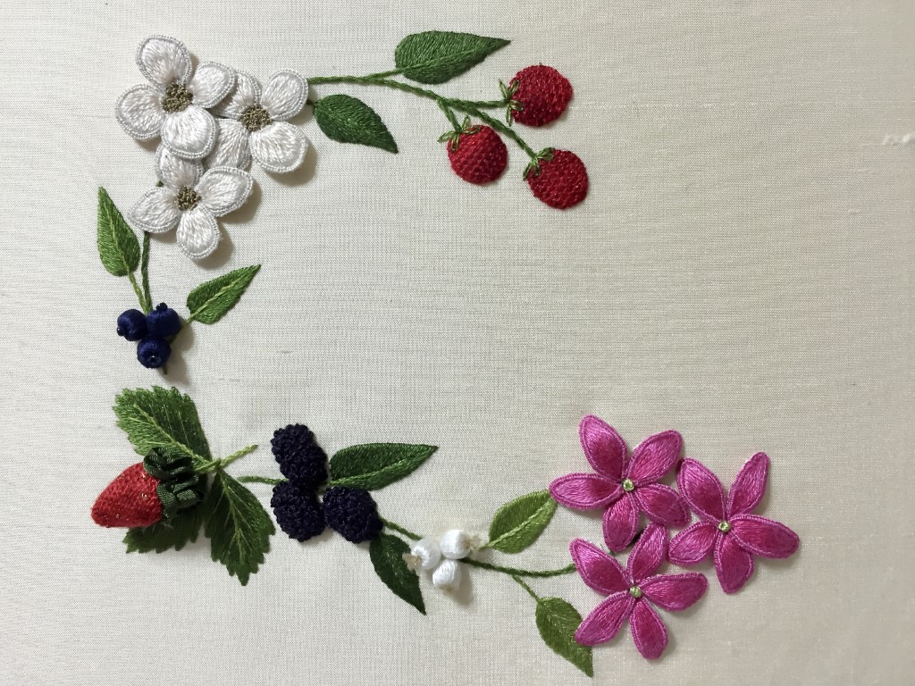 Branches & Berries Embroidery Frame - Stitchtopia