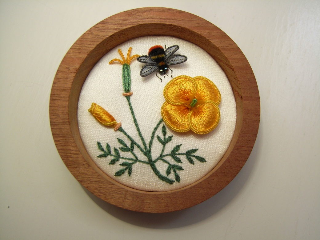 California Poppy and Bumble-Bee – 2 day class