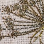 Learn the basic techniques of goldwork embroidery in our online class Queen Anne’s Lace with Katherine Diuguid