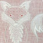 Enhance your whitework skills in our online class Cunning Fox with Lizzy Pye