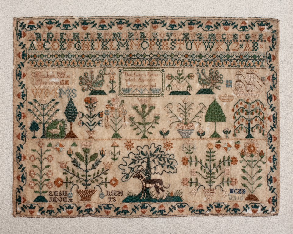 Recording Now Available: How to Research an Antique Sampler with Cindy Steinhoff