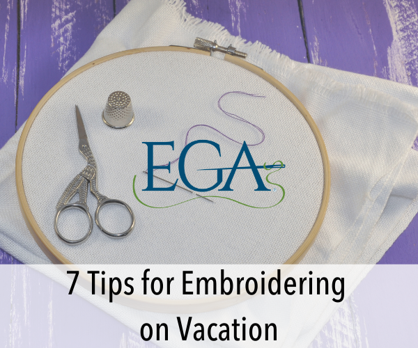 7 tips for embroidering on vacation