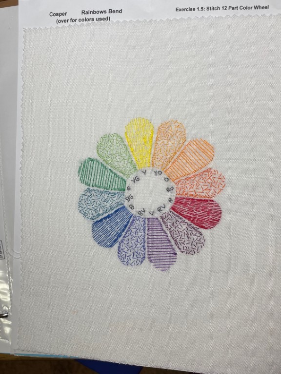 Stitched Color Wheel