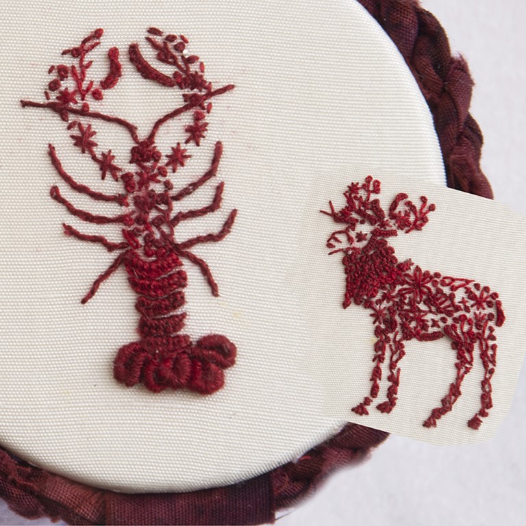 Filigree Ornament: Lobster and Moose