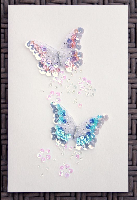 Option 1: Crystal Iridescent Butterfly