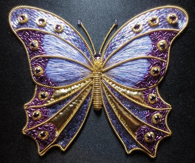 Lavender sparkle butterfly