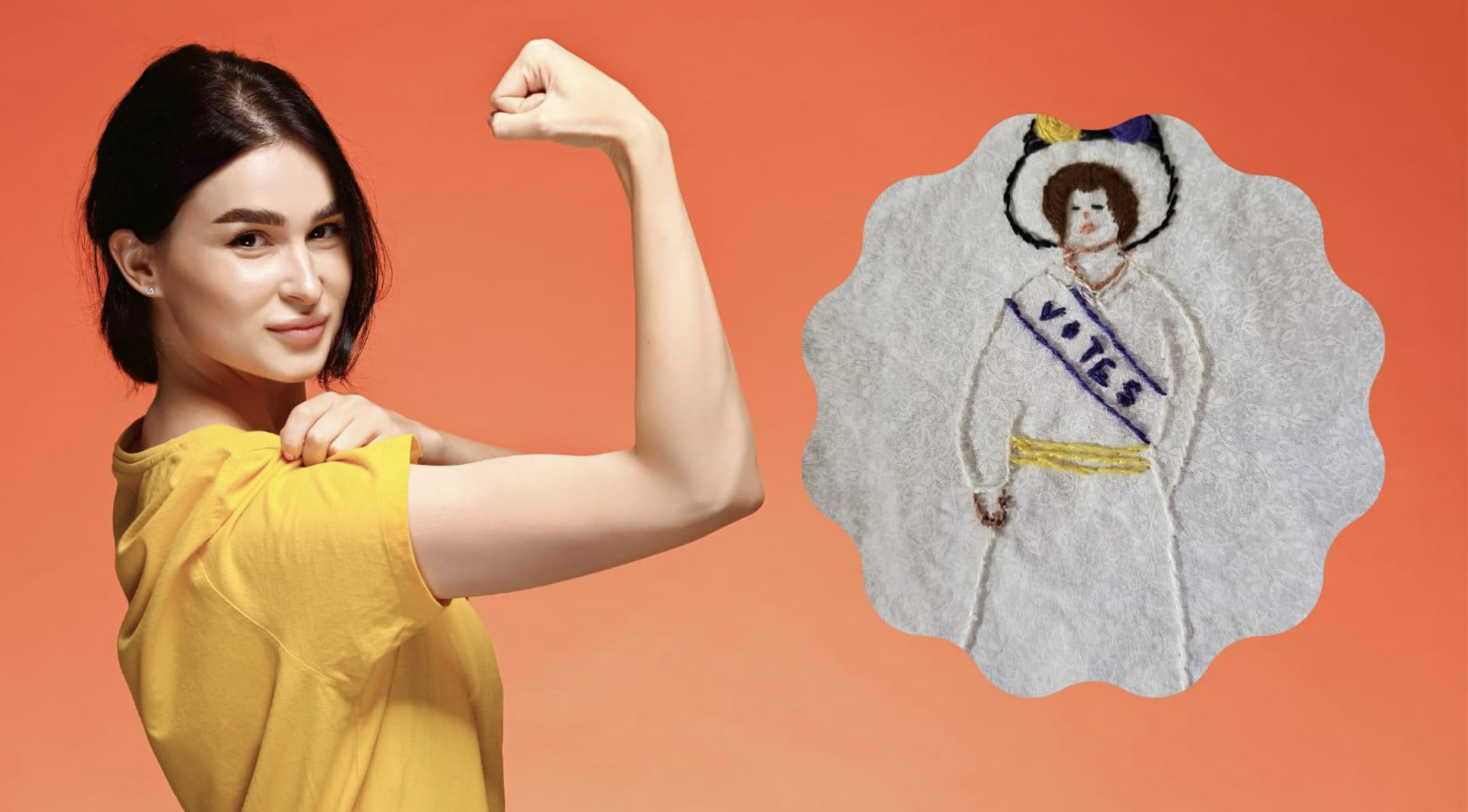 March 2023 Stitch-a-long: Create an Embroidered Suffragist to Celebrate Women’s History Month