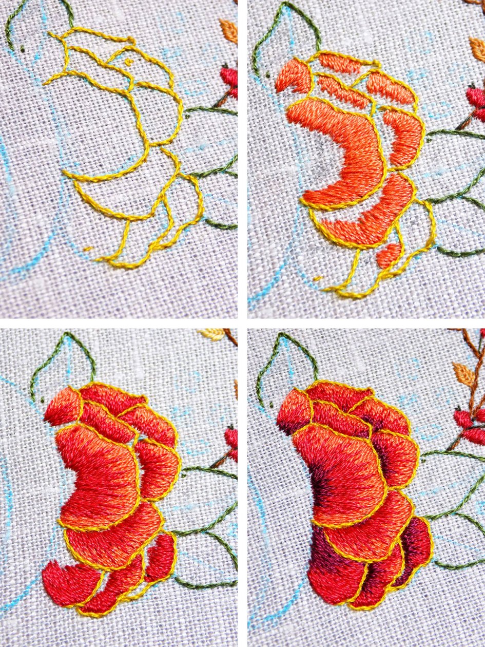 Top 10 Embroidery Stitches for Beginners: Long and Short Stitch