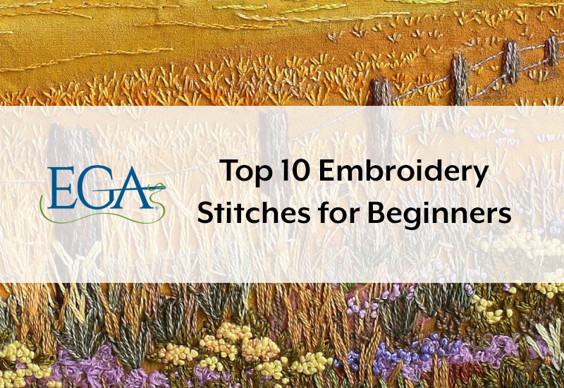 Top 10 Embroidery Stitches for Beginners