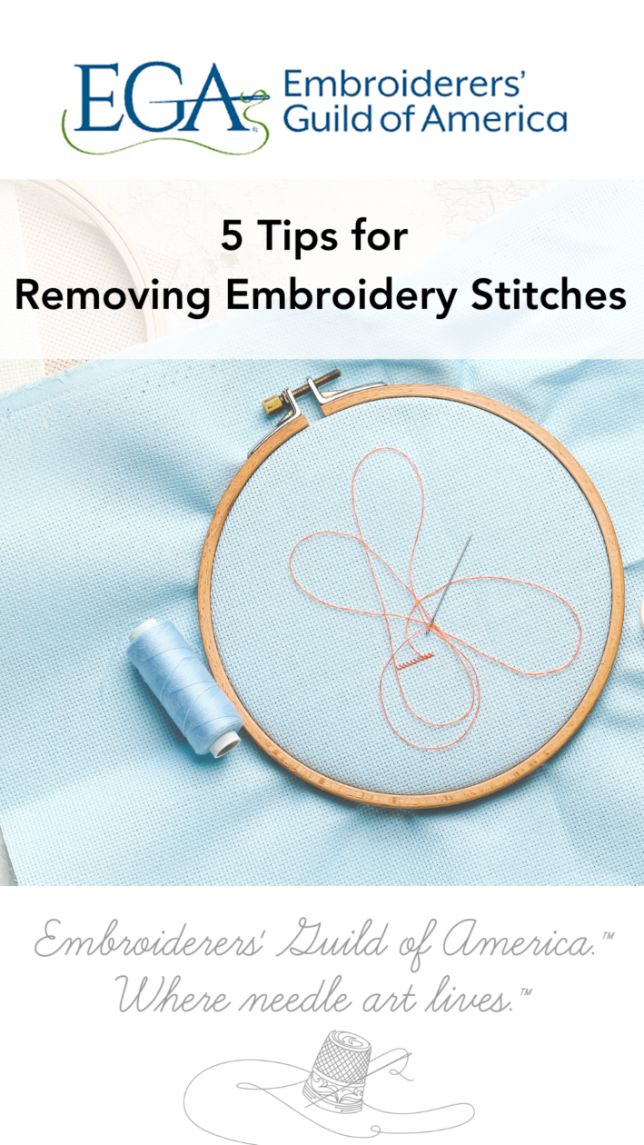 How to Remove Embroidery