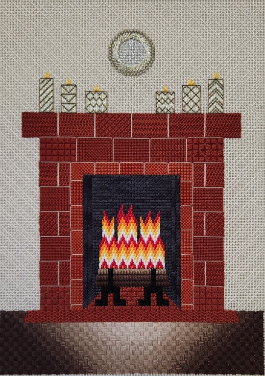 melita glavin step 6 canvas mc fireside sampler