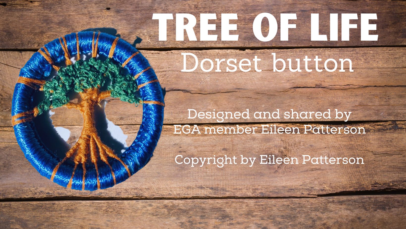 May 2023 Stitch-a-long: Make a Tree of Life Mandala Dorset Button