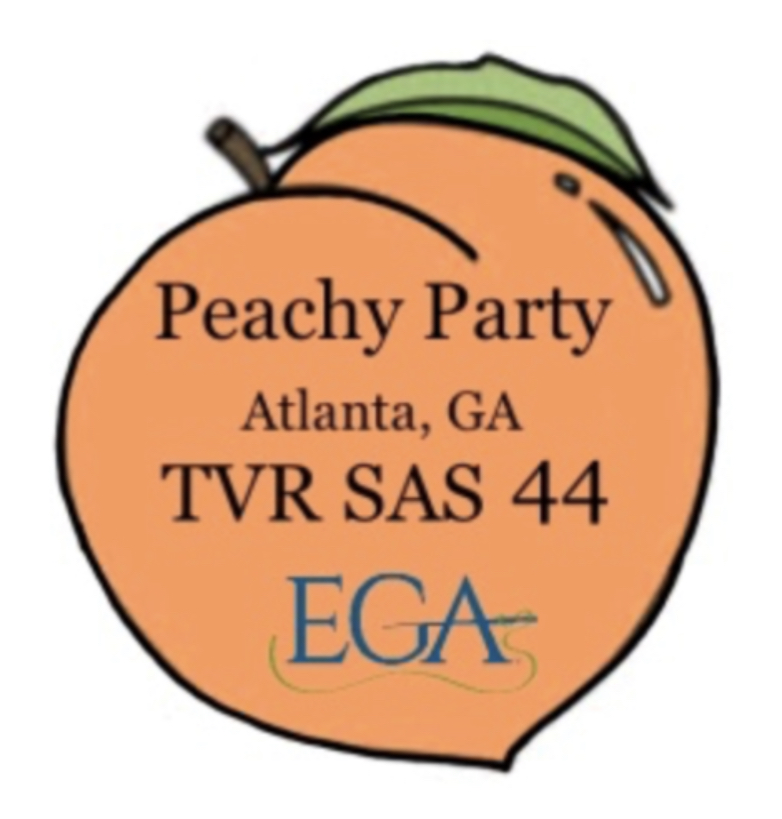 Peachy Party: Tennessee Valley Region Share-A-Stitch 44