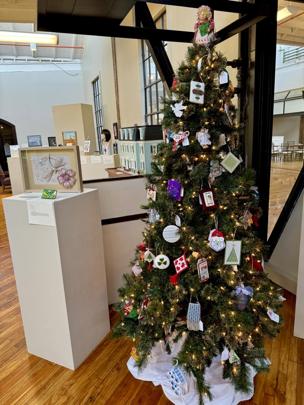 See the Stitched Ornaments Sent by our Members for our 2023