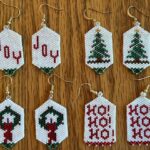 4 pairs of holiday earrings