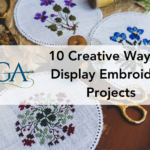 10 creative ways to dispay embroidery projects