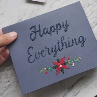 Designers Around the World - Happy Everything Card by Katia Herrera