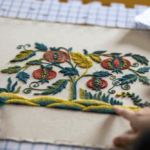 Interview with Phillipa Turnbull: Crewel Work, a Living History Gawthorpe-Pomegranates