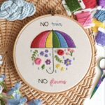 Free Embroidery Projects no-rain-no-flowers-main