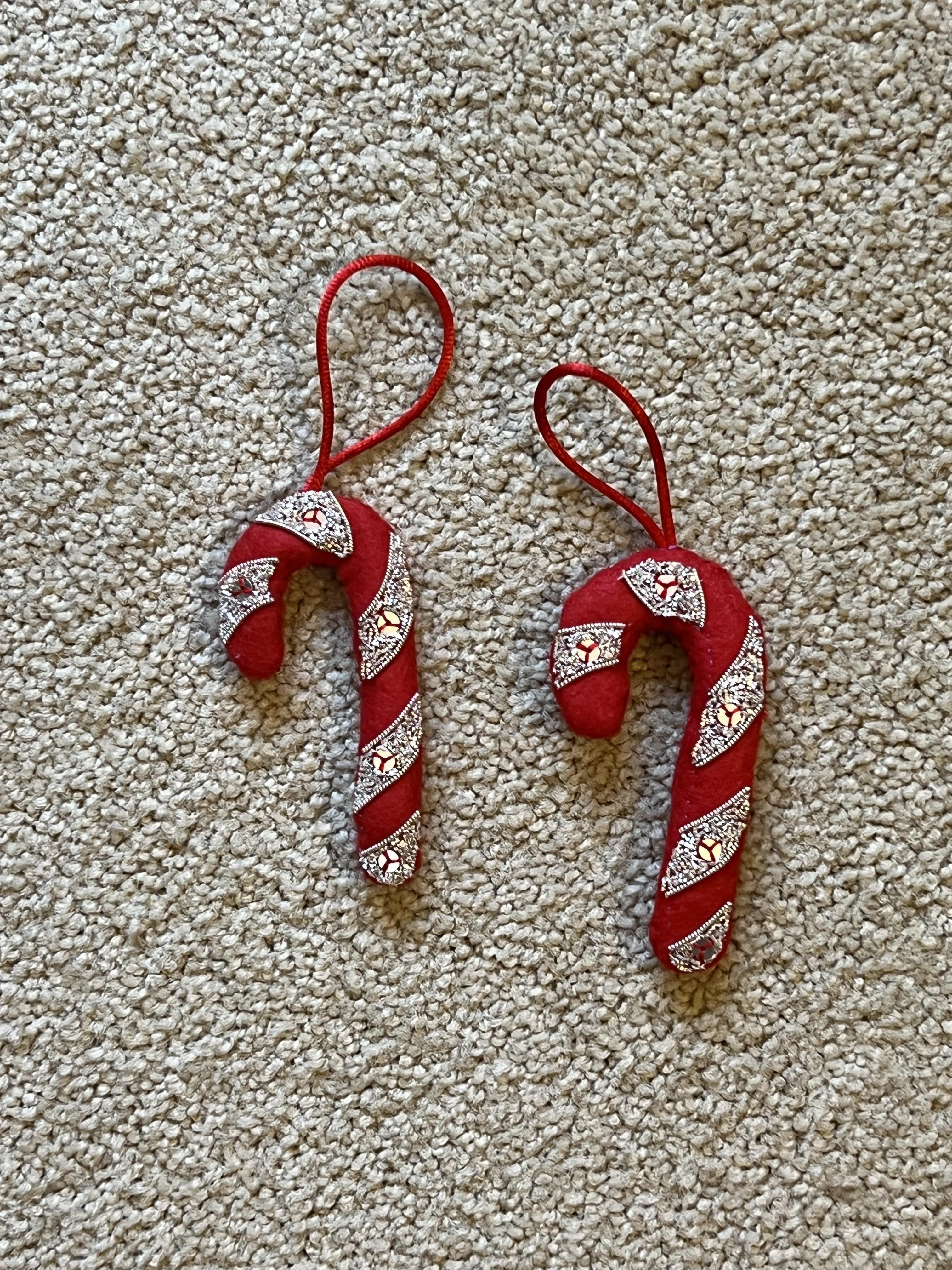 Solveig's Candy Canes finished.